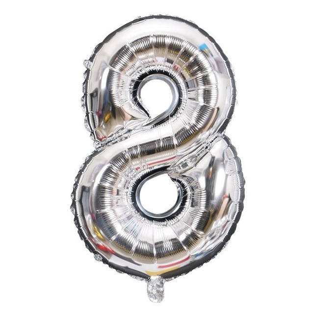 Globo de aluminio digital grande de 90 cm, globo de helio de papel de aluminio para cumpleaños de 40 pulgadas, dorado, plateado y oro rosa