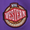thumbnail image 6 of Men's Mitchell & Ness Purple Sacramento Kings Hardwood Classics Nights Team Leader Satin Full-Zip Jacket, 6 of 7