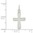 thumbnail image 2 of Sterling Silver Polished Cross Charm, 2 of 2