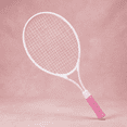 thumbnail image 4 of Almencla 21 inch Tennis Racket for Kids Nonslip Grip Tennis Racquet Recreational with Drawstring Bag Equipment for Park Beach Practice Pink, 4 of 7