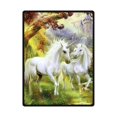 thumbnail image 1 of RYLABLUE Couverture en Polaire Licorne Couverture 58x80 Pouces, 1 of 1