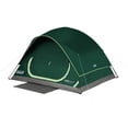 thumbnail image 1 of Coleman Stardome 4-Person Dark Room Camping Tent for Family Camping, Blocks 90% Sunlight, Easy 5-Minute Setup, Built-in LED Lighting, Night Forest Green, 1 of 6