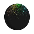 thumbnail image 2 of Balery Night Rainbow Sparkles Tire Covers - Tough Tire Wheel Protector for Truck, SUV, Trailer, Camper, RV -16 inch, 2 of 8