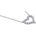 thumbnail image 2 of Sterling Silver Heart Necklace With Heart Pendant & Wedding Anniversary Gifts, 2 of 3