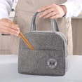 thumbnail image 3 of Sac-repas Isolé pour le Travail et le Pique-Nique avec Poche avant, Contenant Isotherme Réutilisable, 3 of 3