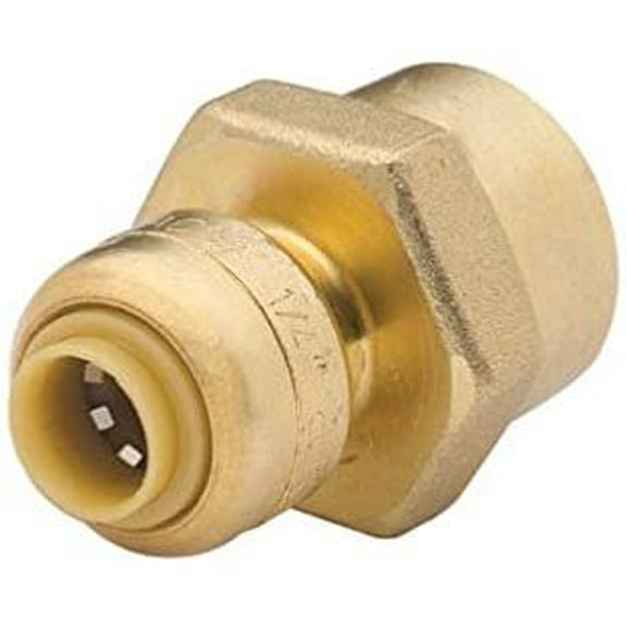 SharkBite 1/4 in. Push x 1/2 in. Dia. FPT Brass Reducing Connector