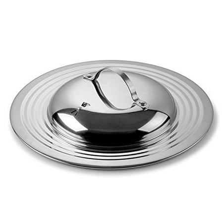 - Modern Innovations Elegant 18/8 Stainless Steel Universal Lid with Adjustable Steam Vent, Fits All 7