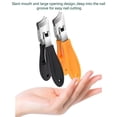 thumbnail image 2 of Surpdew Eagle Beak Beveled Nail Clippers, Upgrade Stainless Steel Wide Jaw Opening Anti-Nail Clipper, Long Handle Angled Head Toenail Clippers For Thick Toenails, Slanted Nail Clippers For Men Women, 2 of 8