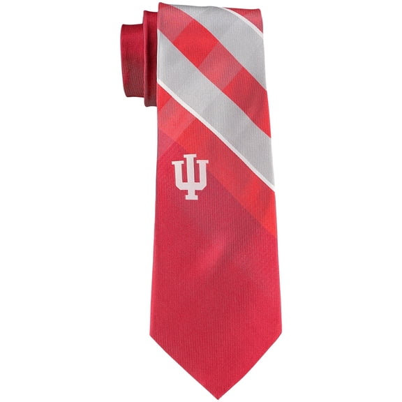 Men's Indiana Hoosiers Woven Poly Grid Tie