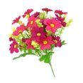 thumbnail image 2 of Worallymy 28 Cabezas Ramo de Flores Artificiales Boda Fiesta Banquete Decorativo Tela de Seda Flor Falso Ramo Rojo Worallymy JD735914889, 2 of 7