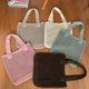 thumbnail image 5 of Bolso de verano Niche Bolso de punto que combina con todo Bolso de punto simple Bolso de hombro hueco de malla para mujer Bolso de mano, 5 of 5