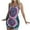 #109-Multicolor, variant on Taylonsss Womens Tie-Dye Print Sleeveless Tank Top Casual Loungewear Pajama Set Homewear Sleepwear Outfit