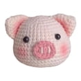 thumbnail image 1 of Abbracc Handmade DIY Doll Crochet Needlework Decor Crocheting Craft Set for Beginner Piggy, 1 of 9