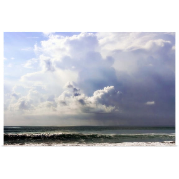 Great BIG Canvas | Rolled Alan Hausenflock Poster Print entitled Ocean Storm II