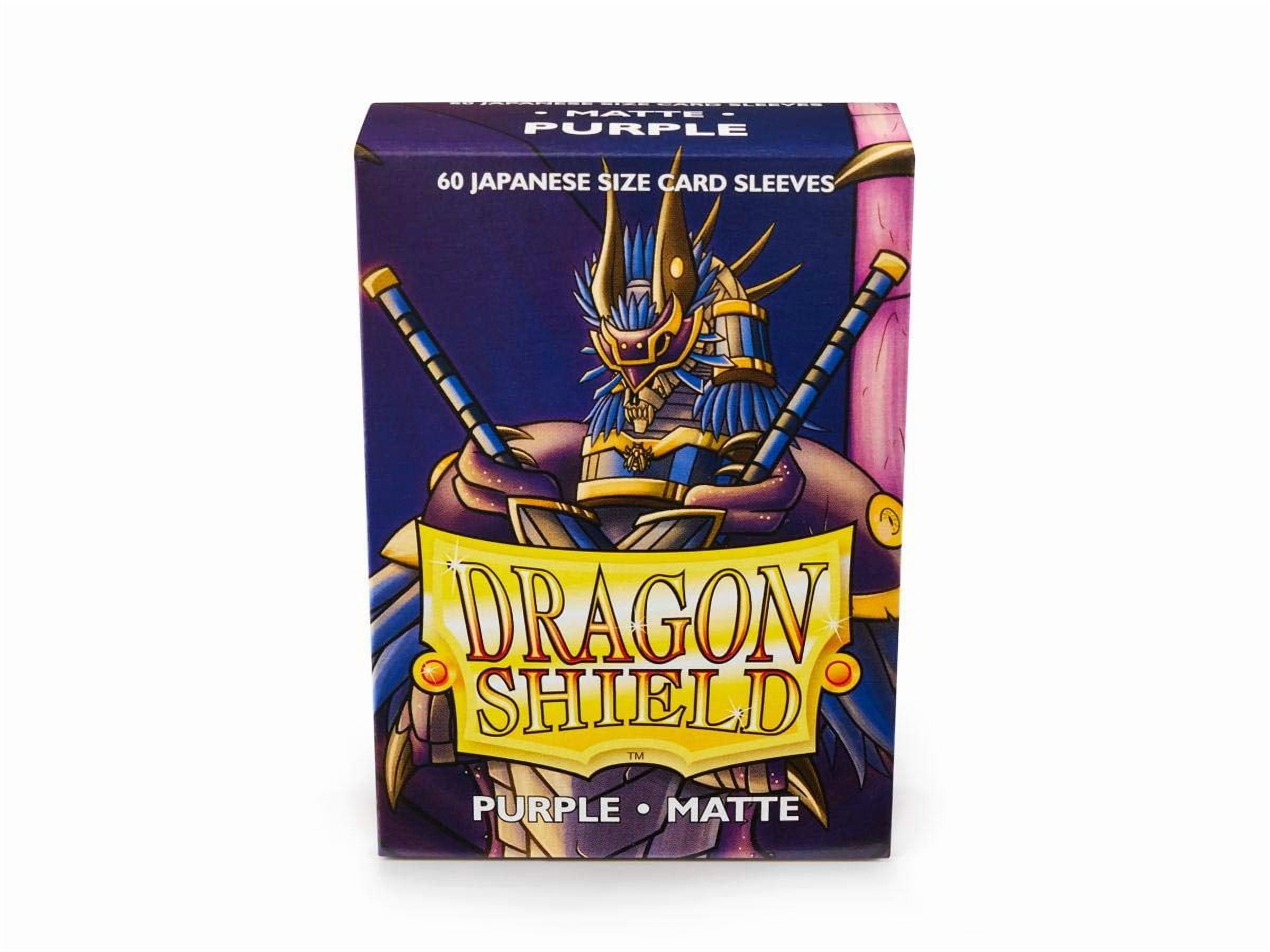 5 Packs Dragon Shield Matte Mini Japanese Purple 60 ct Card Sleeves Value Bundle!