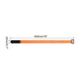 thumbnail image 2 of Uxcell Fastening Hook and Loop Cable Tie 16 Inch x 13/16 Inch Reusable with Buckle Orange 10Pcs, 2 of 5