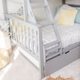 thumbnail image 4 of Plank+Beam Solid Wood Twin over Full Bunk Bed with Storage Trundle for Adults/Kids, Grey, 4 of 10