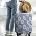 thumbnail image 2 of Blue Daisy Flower Pattern Luggage Cover Fashion Suitcase Cover Baggage Covers Fit 25-28 Inch Luggage (Go Travel), 2 of 5