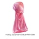 thumbnail image 4 of Headwraps surtido colores larga cola pirata sombrero unisex a prueba de viento una sola capa atractivo elegante diseño transpirable turbante gorros rosa Methold  AP008604-07B, 4 of 4