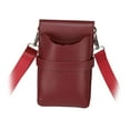 thumbnail image 3 of Bolsa para tijeras de peluquería, bolsa de PU para tijeras de peluquería, bolsa para salón de peluquería y spa. Rojo, 3 of 9