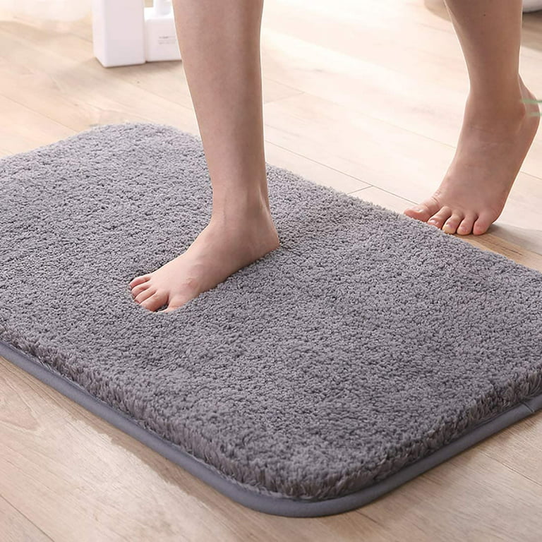 Thickened Bath Mat, Foot Wiping Mat, 23.6 x 15.7 x 1.2 inches