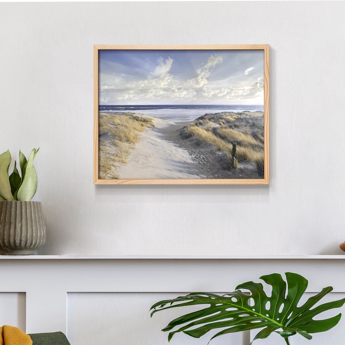 Aisle Marker by Mike Calascibetta - Restickable Framed Giclée Print