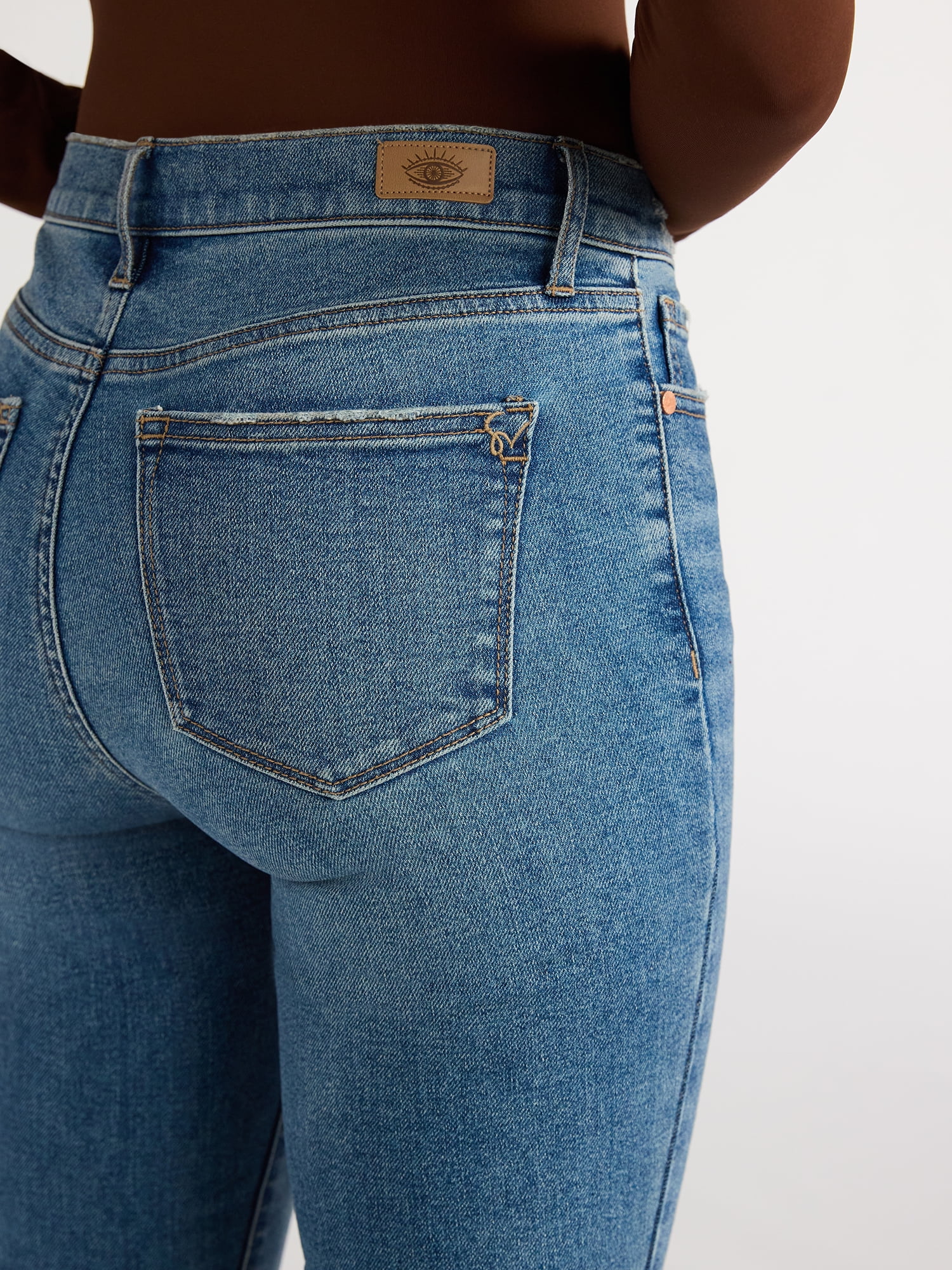 Sofia by Sofia Vergara Women's and Women's Plus Melisa Flare High Rise Jeans, 30.5", 32.5" and 34.5" Inseams, Sizes 0-28