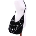 thumbnail image 6 of Restyle Gothic Black Velvet Moon Child Hobo Bag, 6 of 6