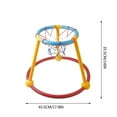 thumbnail image 3 of Water Basketball HoopFloating Pool Goal14.37x21.65x21.26in,Durable Material Portable Frame for Outdoor Water Games Family Fun(Red), 3 of 6
