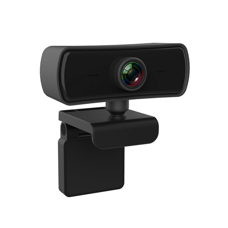 Webcam 1440P with Microphone and Lens Cap, Upgrade FHD 1080P Webcam, Plug  and Play USB Camera for , Skype, Etc. Video Call, Study Conference