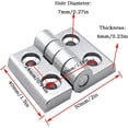 thumbnail image 3 of EcoNesxp 4-Piece Aluminum Profile Hinge Mounting Kit Aperture 3030 Series Slot Aluminum Profile Extrusion Frame, 3 of 4