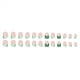thumbnail image 2 of 24 uñas postizas para el Día de San Patricio, pegatinas para uñas, pegatinas completas de larga duración, parches para uñas., 2 of 8