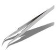 thumbnail image 2 of Pinzas para extensión de pestañas, pinzas profesionales de acero inoxidable, pinzas para pestañas postizas, pinzas para pestañas, eficiencia maximizada, 2 of 5