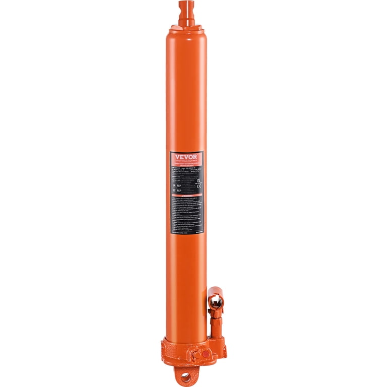 Cric Hydraulique 3 Tonnes Long Pour Ram - Capacité 6600 Lbs, Hauteur Max 116 Cm