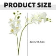 thumbnail image 3 of 42Cm Artificial Orchid Stems With 3 Lifelike Flowers For Home Kitchen Wedding Centerpieces Vase Arrangements Table Decor, 3 of 9