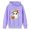 Purple, variant on ZHOGXU Girls Halloween Casual Hooded Sweatshirt Pumpkin & Ghost Print Long Sleeve Pullover Hoodie For Kids Streetwear,Navy,13-14 Years