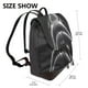 thumbnail image 2 of Balery Black And White Shark Mochila de Cuero para Mujeres, Gran Capacidad, Bolsa de Viaje Multifuncional, Mochila de Cuero y Bolsa de Hombro para Mujeres, 2 of 4