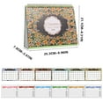 RnemiTeamo 20252026 Desk Calendar, Standing Flip 2025 Desktop