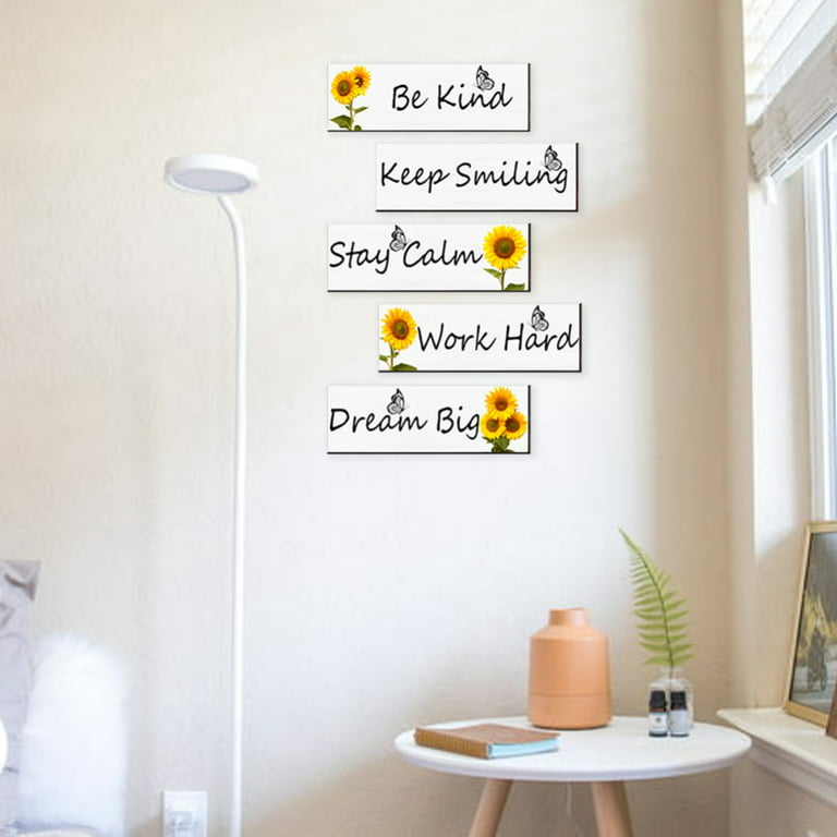 Alphabet Wall Decals, LARGE, Flower Design Letter Stickers, Kids Room Decor