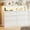 White, variant on 6-Drawer Dresser with LED Lights & Charging Station, Wide Chest of Drawers with Open Storage Space, Modern Large Capacity Storage Cabinet for Bedroom, Living Room, Hallway, White