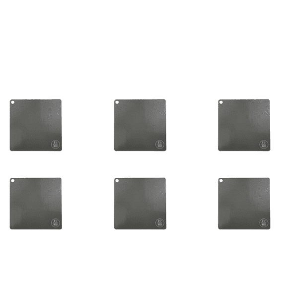 6X Induction Cooktop Mat Nonslip Induction Cook Top Pad Silicone Heat Insulated Mat Reusable Refrigerators and Ovens B