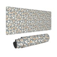 thumbnail image 2 of Vsdgher White Popcorn for Mouse Pad with Stitched Edges,Desk mat for Laptop,Computer & PC, Wristing Pad for Gamer,Office & Home,12 x 31.5 in, 2 of 8