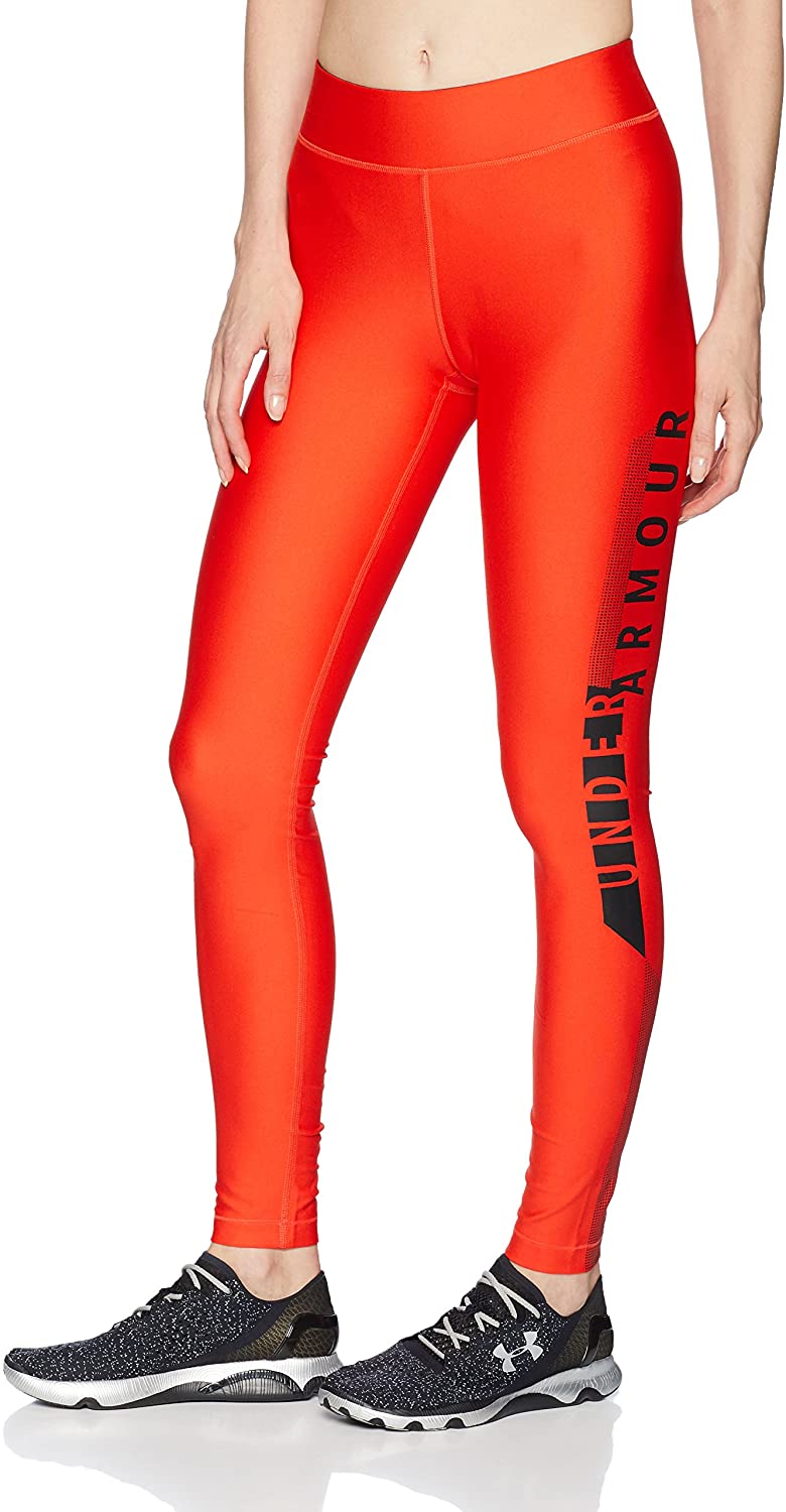 under armour orange leggings 