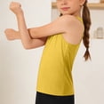 thumbnail image 5 of Abcomgle Kids Tank Tops for Girls Sleeveless Athletic Summer Tanks for Girls Solid Racerback Workout Dancewear, 5 of 6