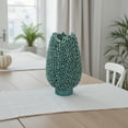 thumbnail image 6 of Accent Flower Vase, 3D Coral Textured Teal Green Ceramic 16 Inch, 6 of 6