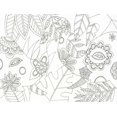 thumbnail image 2 of Varacek, Pam 14x12 Black Ornate Wood Framed with Double Matting Museum Art Print Titled - All Seeing Jungle, 2 of 4