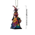 thumbnail image 3 of Spooky Witch Car Hanging Accessories,Halloween Christmas Tree Witch, Party Indoor Outdoor Home Tree Decorations, for Friends and Family Goth Lovers Gifts, 3 of 8