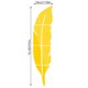 thumbnail image 5 of Advancent Pegatina de pared de espejo 3D, calcomanía de pared de plumas impermeable, arte para sala de estar, dormitorio, decoración del hogar, Decoración del hogar 7 # Advancent HA002133-02, 5 of 6