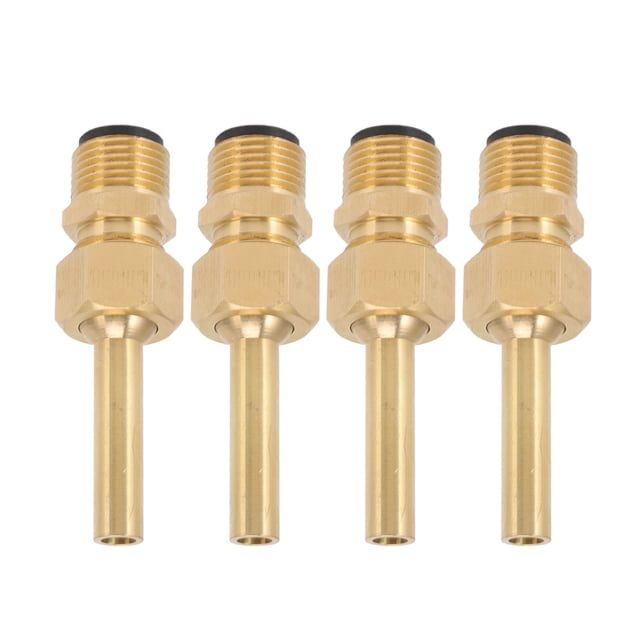 Water Fountain Nozzles, Large Hexagonal Single Nozzle Leakproof Male Thread High Strength 4PCS For Garden Ponds G3/8,G1/2