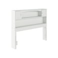 thumbnail image 3 of AFI Newport Full Bookcase Headboard with USB Charging Station, White, 3 of 5